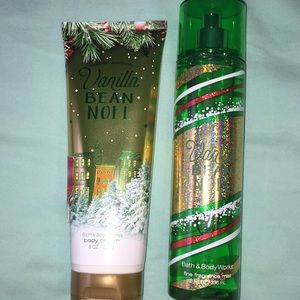 Vanilla Bean Noel body cream and fragrance mist!